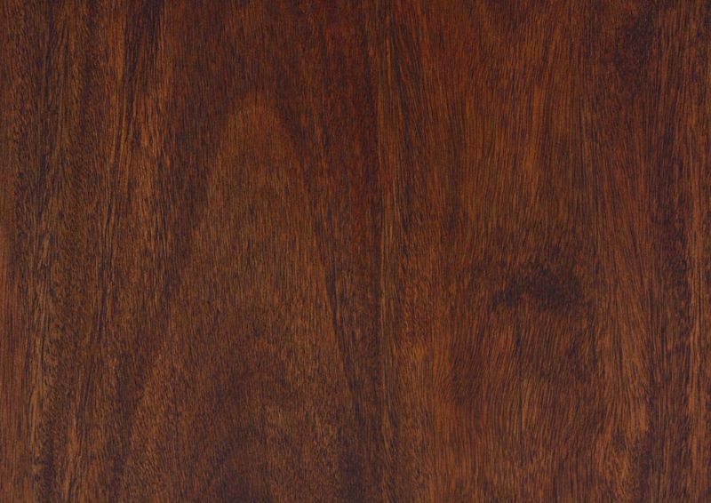 Close up of Warm Brown Finish on the Budmore Coffee Table by Ashley Furniture | Home Furniture Plus Bedding