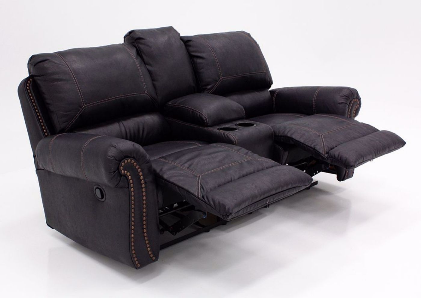 Picture of Milhaven Reclining Loveseat - Black