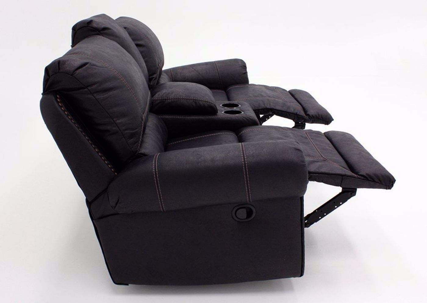 Picture of Milhaven Reclining Loveseat - Black