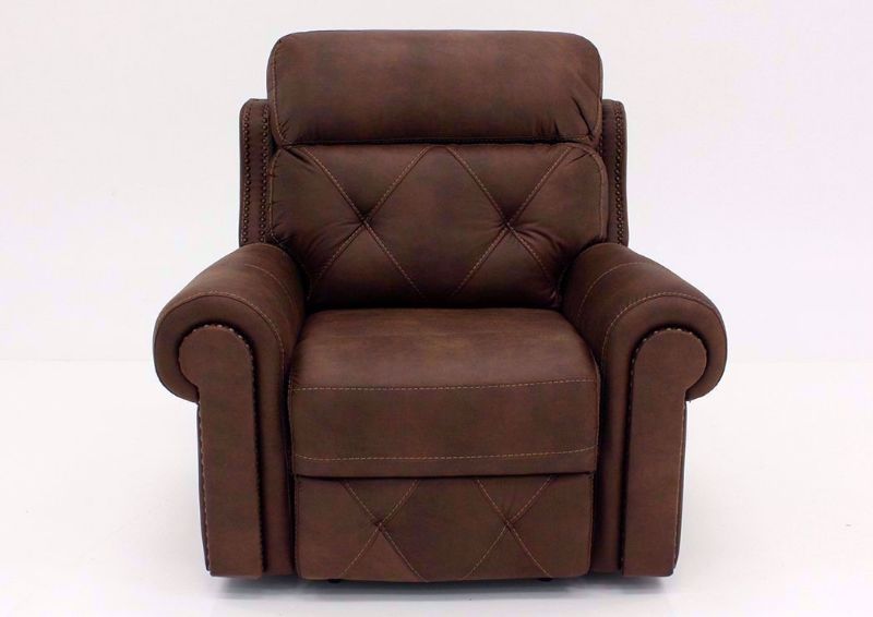 Brown Berkley Recliner, Front Facing | Home Furniture Plus Mattress