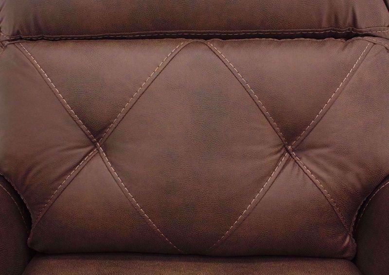 Brown Berkley Recliner Button Tufted Detail | Home Furniture Plus Mattress