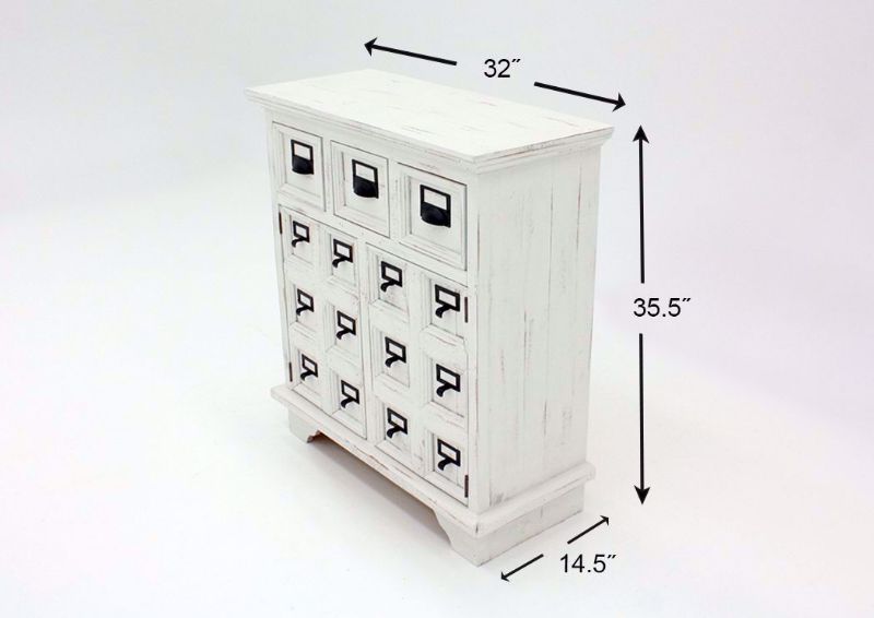 Chipilo Cabinet, White, Dimensions | Home Furniture Plus Bedding