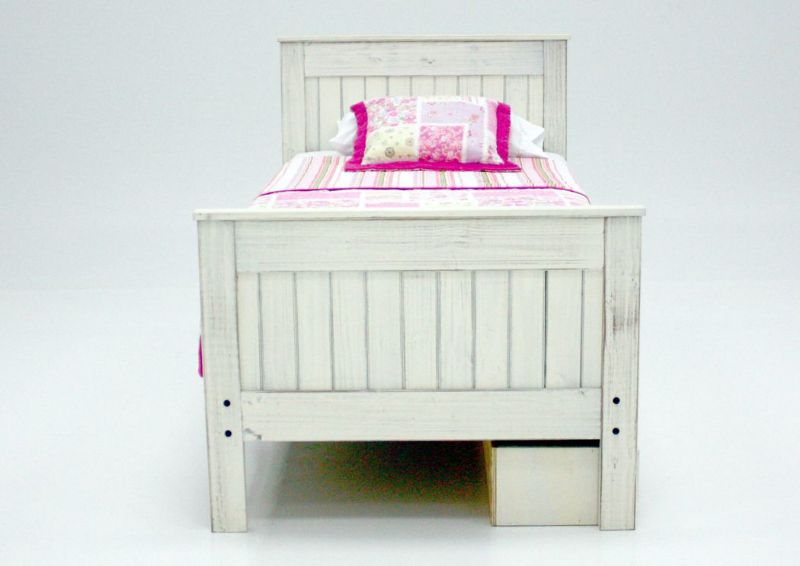 Picture of Duncan Twin Bed With Storage Unit - White