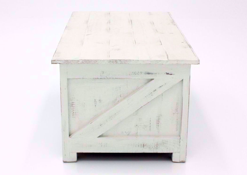 Midland Coffee Table White & Ash Brown Home Furniture