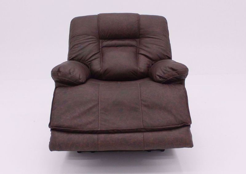 Front Facing Brown Wurstrow Power Recliner by Ashley Furniture with Open Recliner | Home Furniture Plus Bedding
