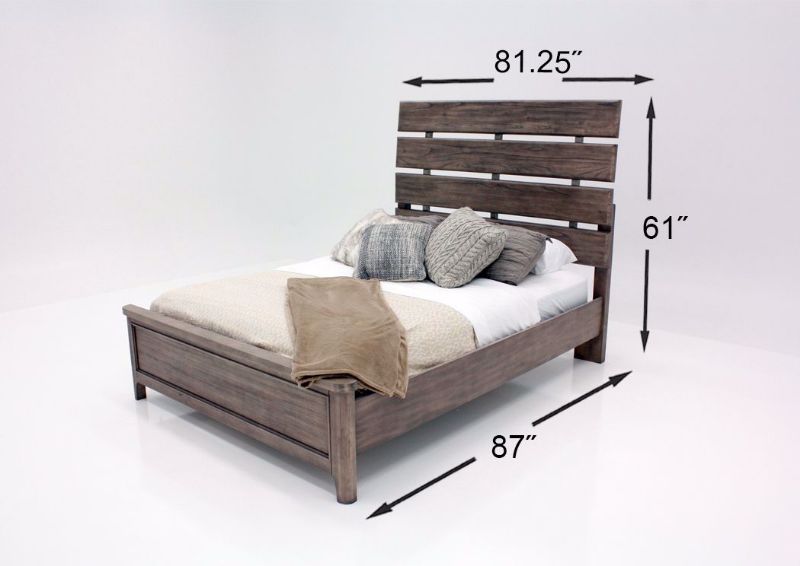 Picture of Harper Falls King Size Bed - Gray