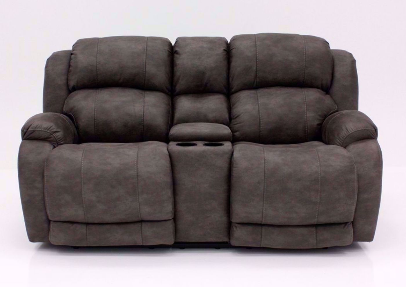 Front Facing View of the Denali Reclining Loveseat by HomeStretch | Home Furniture Plus Bedding