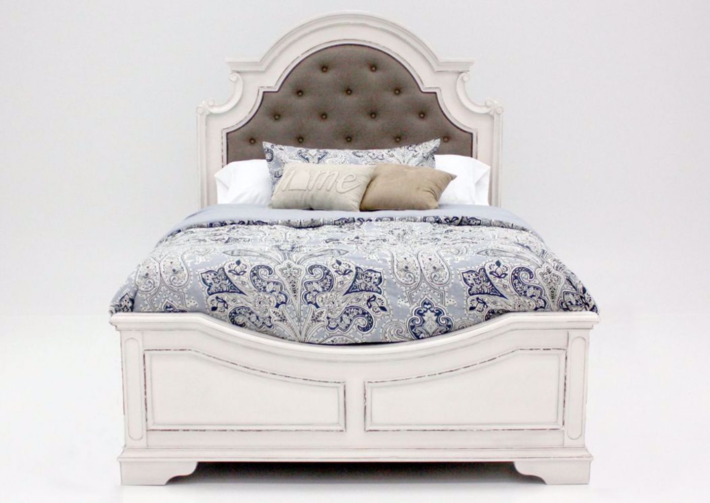 Picture of Raquel Queen Bed - White