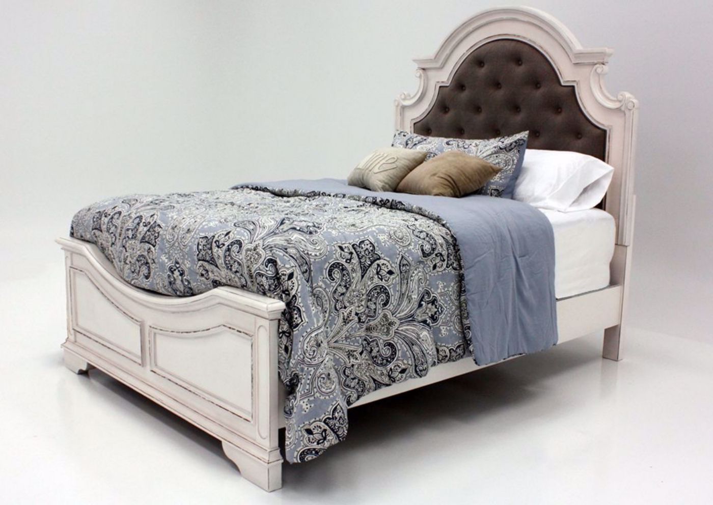 Picture of Raquel Queen Bed - White