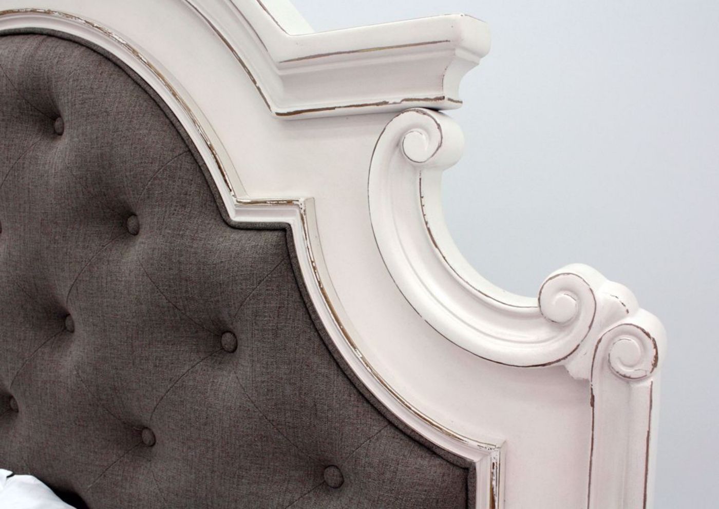 Picture of Raquel Queen Bed - White