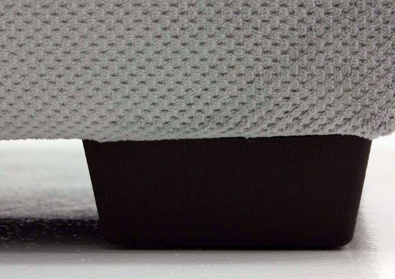 Cooper Sofa, Platinum Gray, Foot Detail | Home Furniture Plus Bedding