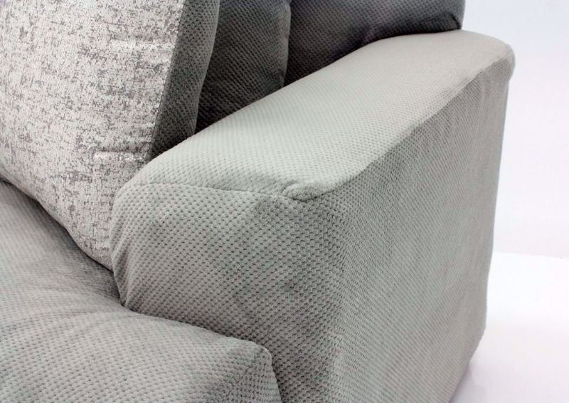Cooper Chair, Platinum Gray, Arm Detail | Home Furniture Plus Bedding