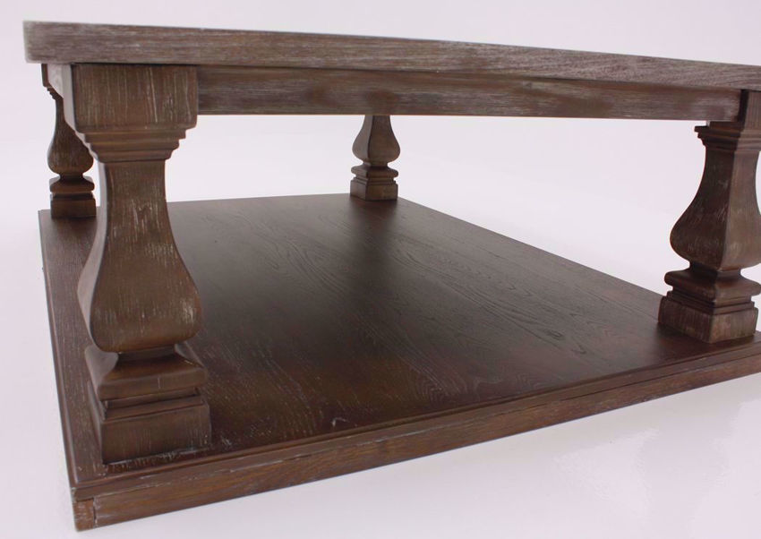 Johnelle Coffee Table Gray Brown Home Furniture