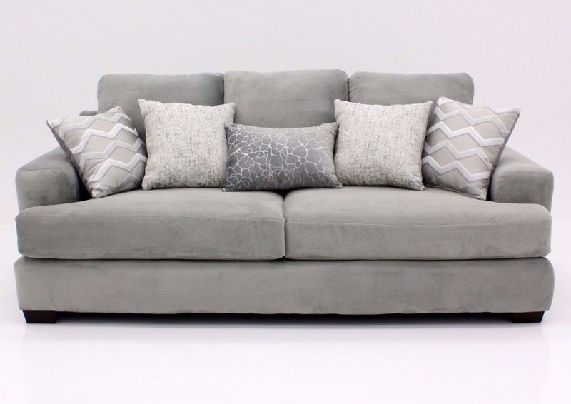 Cooper Sofa, Platinum Gray, Front Facing | Home Furniture Plus Bedding