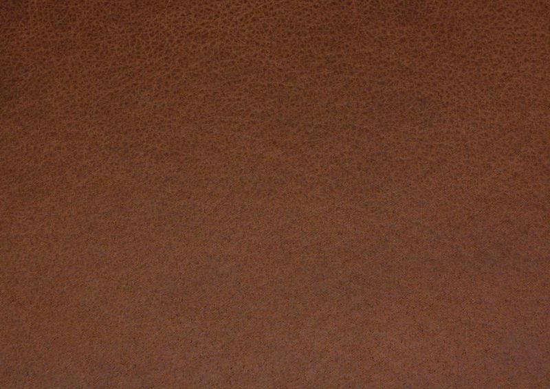 Close Up of Saddle Brown Upholstery on the McGann Rocker Recliner by Ashley Furniture | Home Furniture Plus Bedding