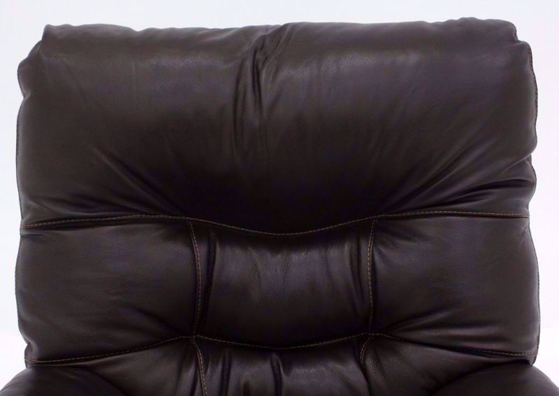 Dark Brown Trilogy POWER Rocker Recliner Showing the Seat Back Detail | Home Furniture Plus Mattress