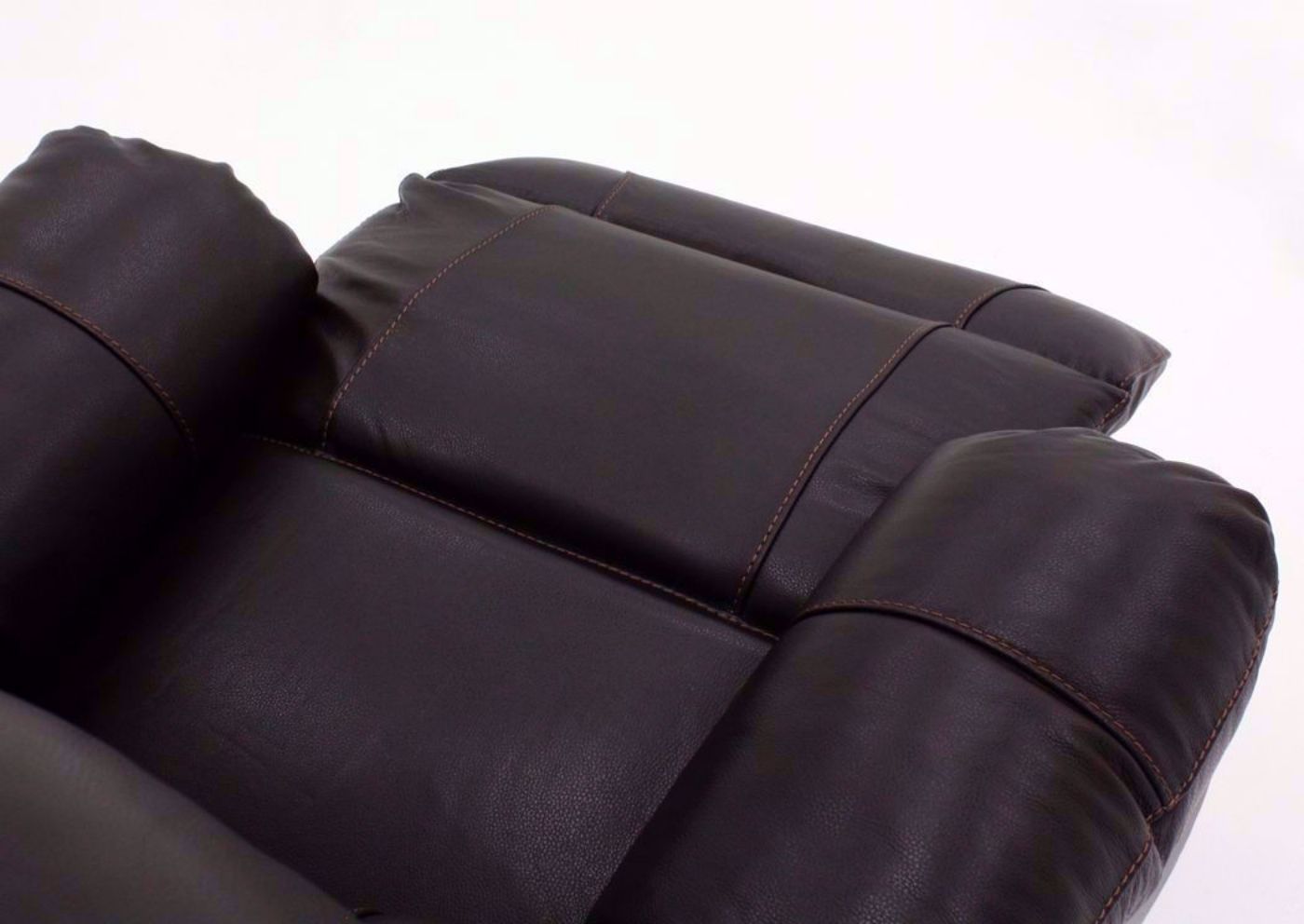 Dark Brown Trilogy POWER Rocker Recliner, Dark Brown Showing the Chaise Open | Home Furniture Plus Mattress