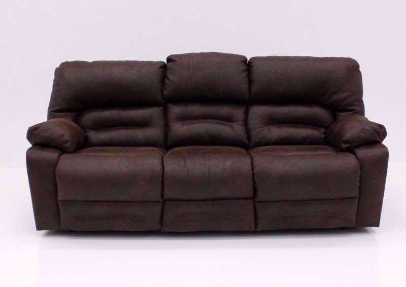 Brown Legacy POWER Reclining Sofa, Front Facing | Home Furniture Plus Bedding