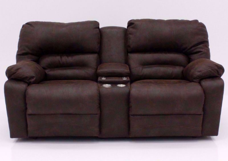 Brown Legacy POWER Reclining Loveseat, Front Facing | Home Furniture Plus Bedding