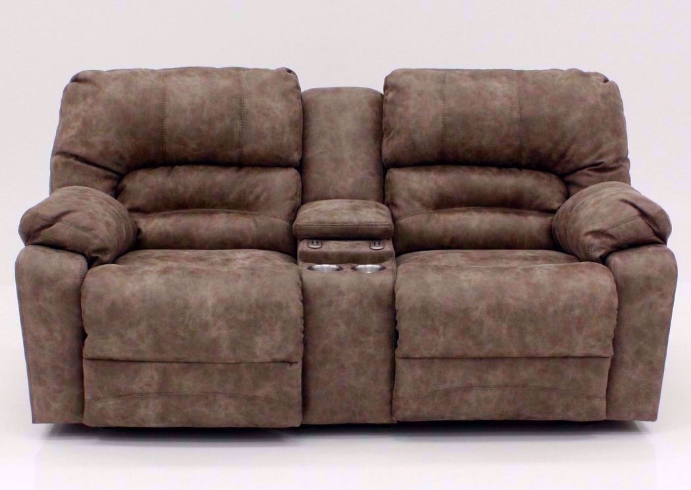 Tan Legacy POWER Reclining Loveseat, Front Facing | Home Furniture Plus Bedding