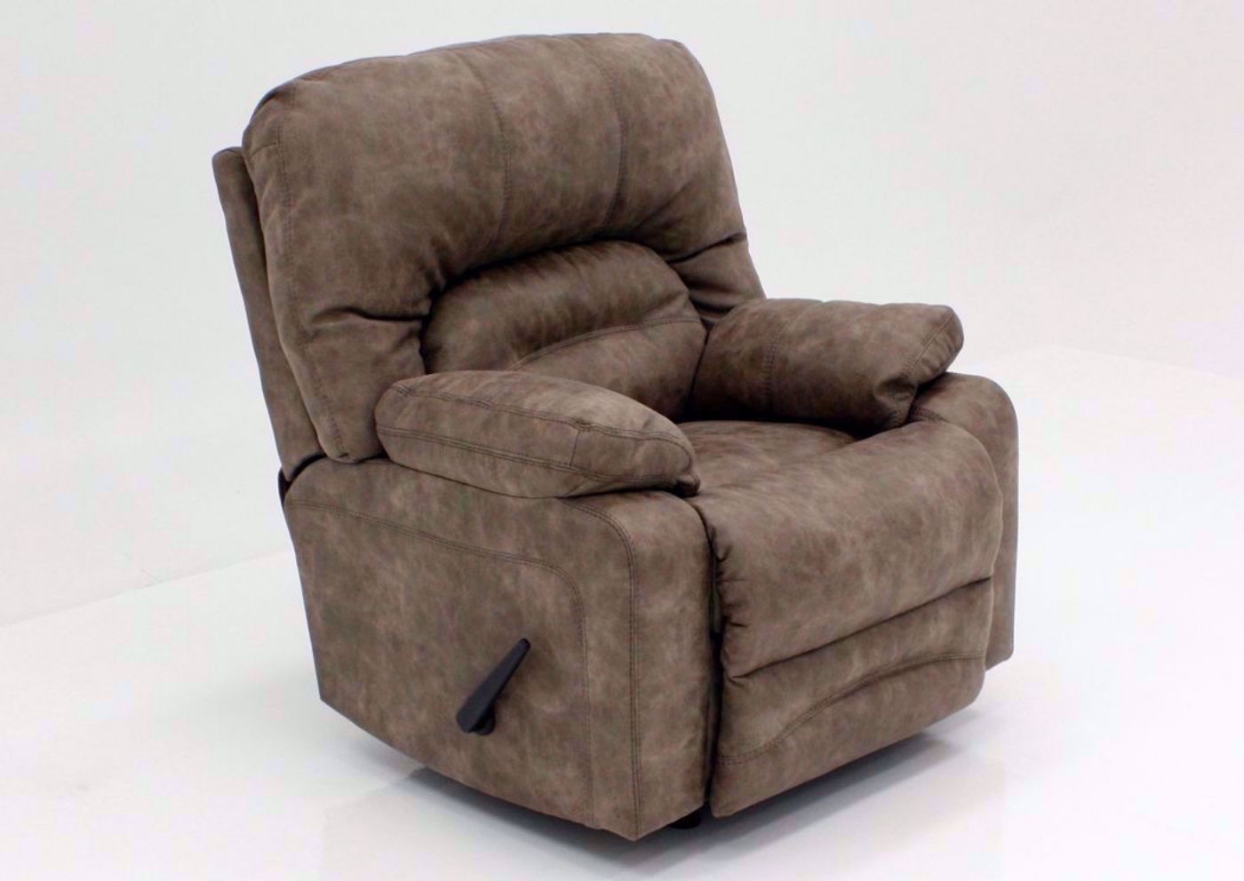 Tan Legacy Rocker Recliner at an Angle | Home Furniture Plus Mattress