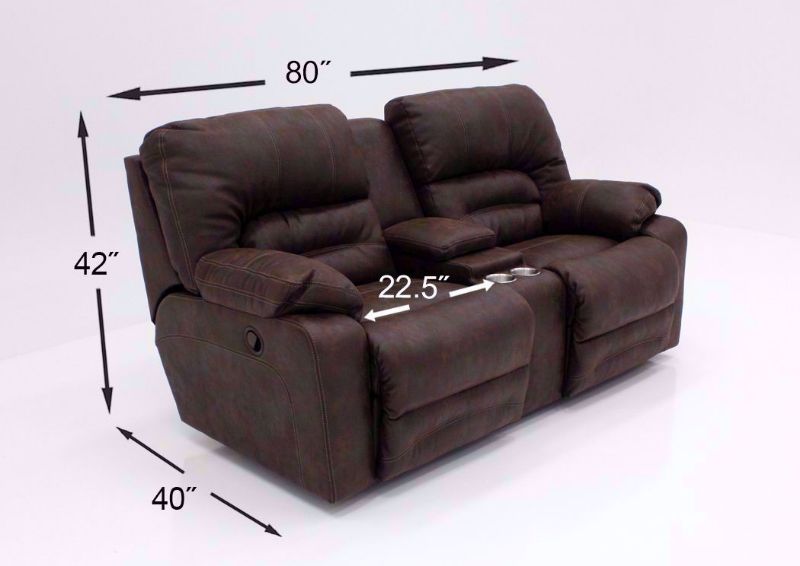 Brown Legacy Reclining Loveseat Dimensions | Home Furniture Plus Bedding