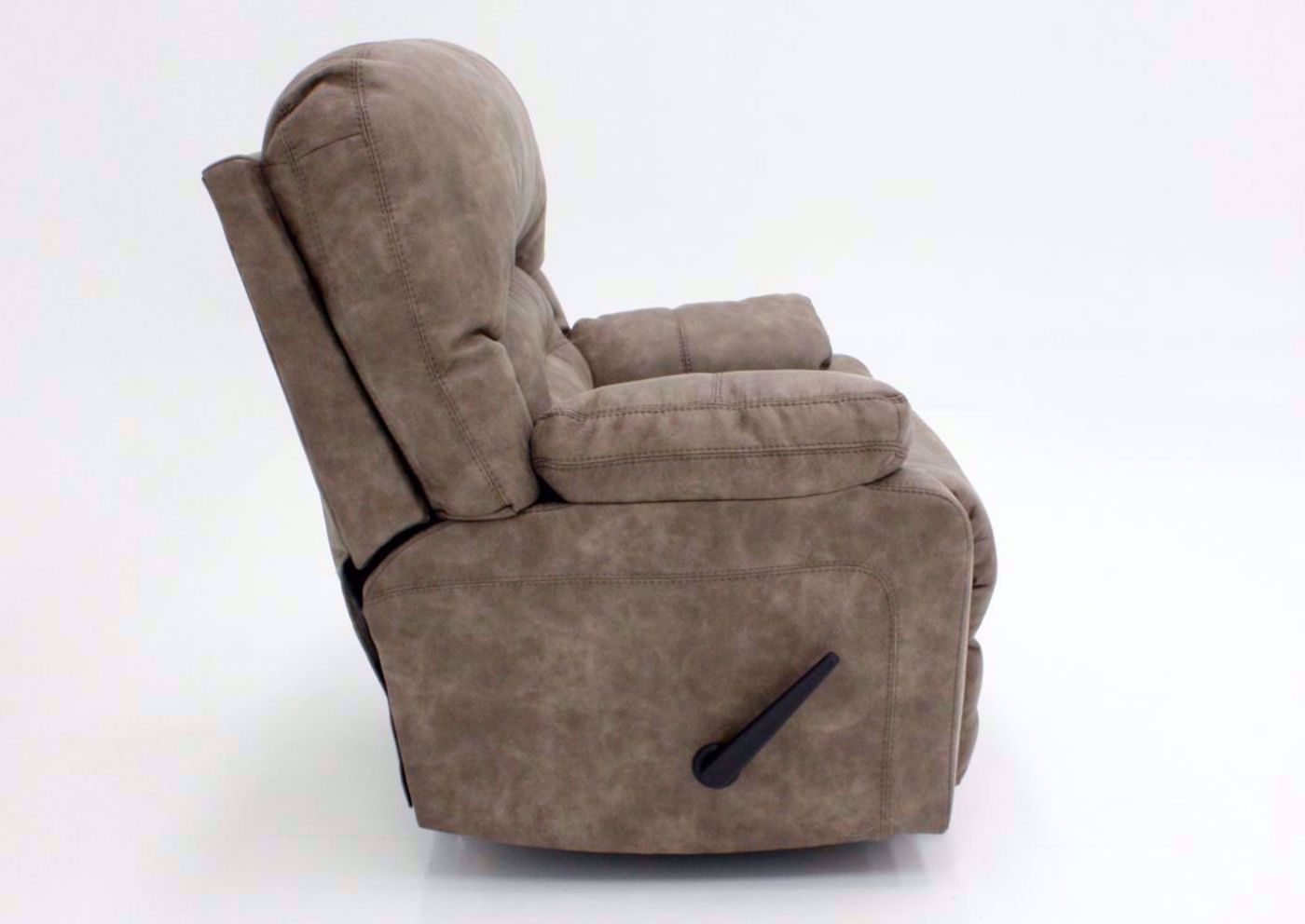 Tan Legacy Rocker Recliner, Side View | Home Furniture Plus Mattress