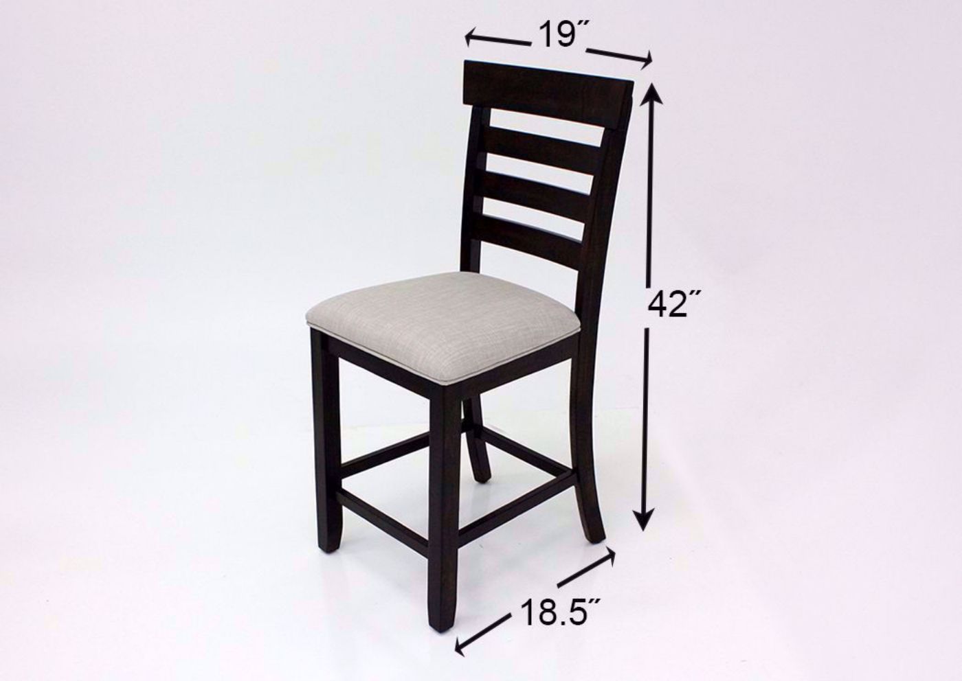 Warm Brown Colorado Bar Stools Dimensions | Home Furniture Plus Mattress