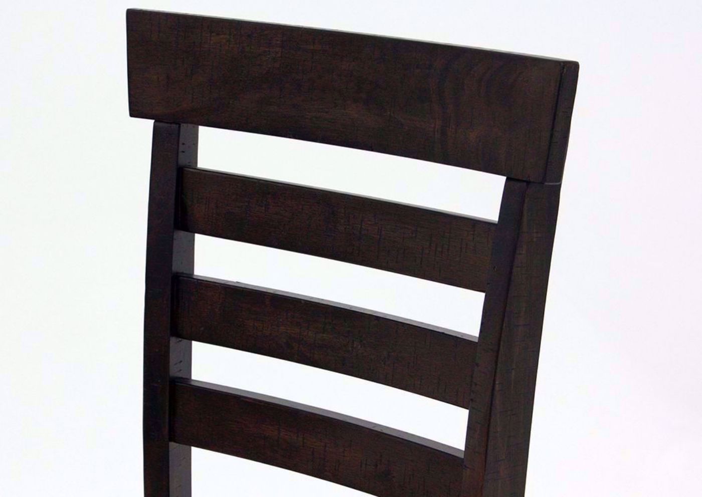 Warm Brown Colorado Bar Stools Showing the Seat Back Detail | Home Furniture Plus Mattress