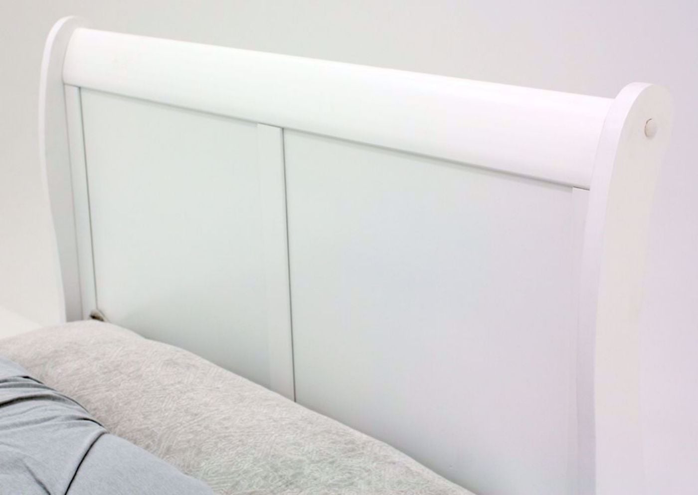 Louis Philippe Twin Size Bed, White, Headboard | Home Furniture Plus Bedding