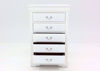 Crisp White Louis Philippe Chest of Drawers Facing Front With the Drawers Open | Home Furniture Plus Bedding