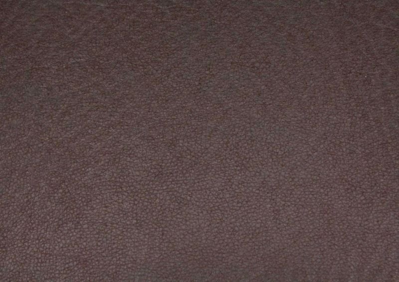 Close Up of Dark Walnut Brown Upholstery on the McGann Rocker Recliner by Ashley Furniture | Home Furniture Plus Bedding