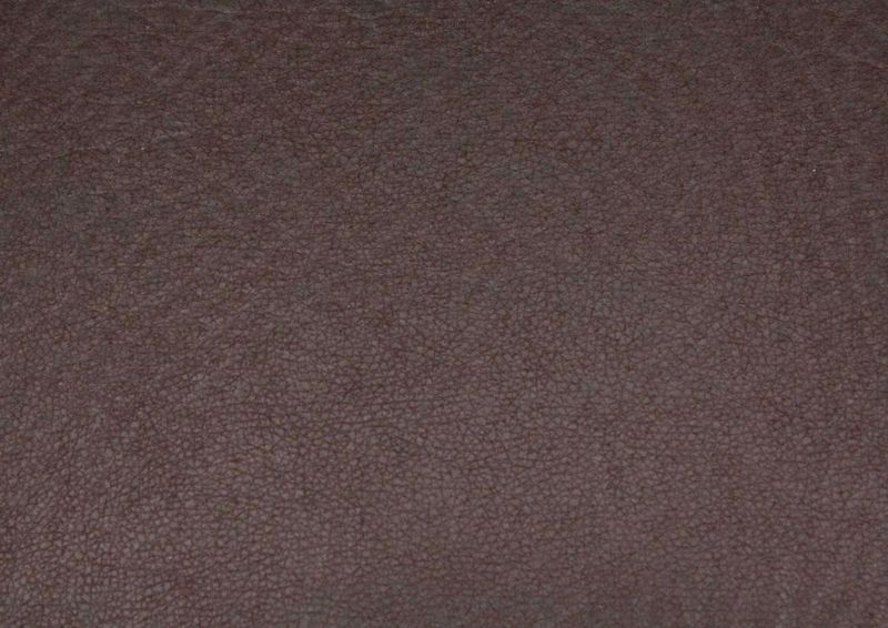 Front Facing Dark Brown Berkley POWER Sectional Sofa, Upholstery Detail | Home Furniture + Mattress