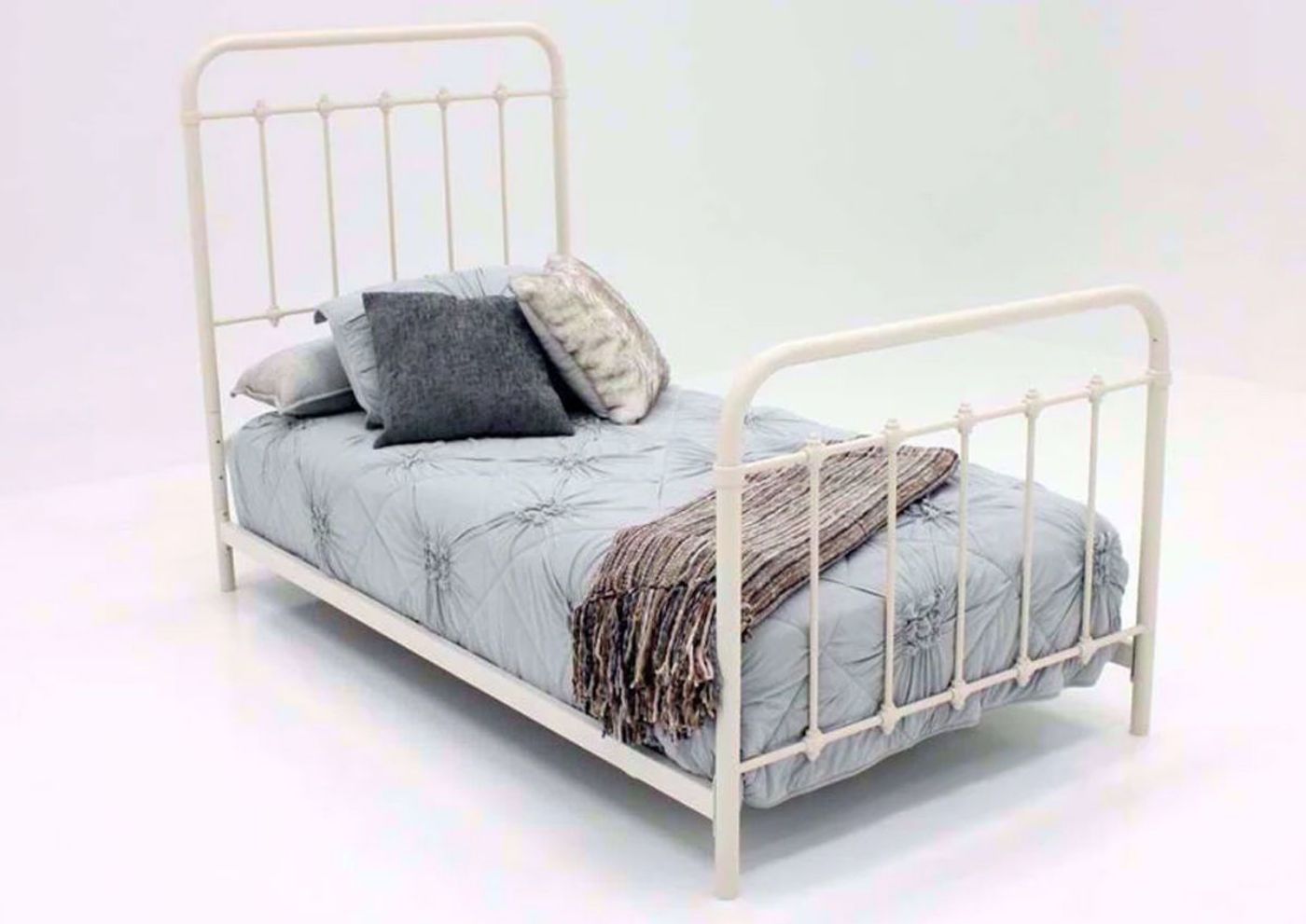 Picture of Jourdan Creek Twin Iron Bed - White