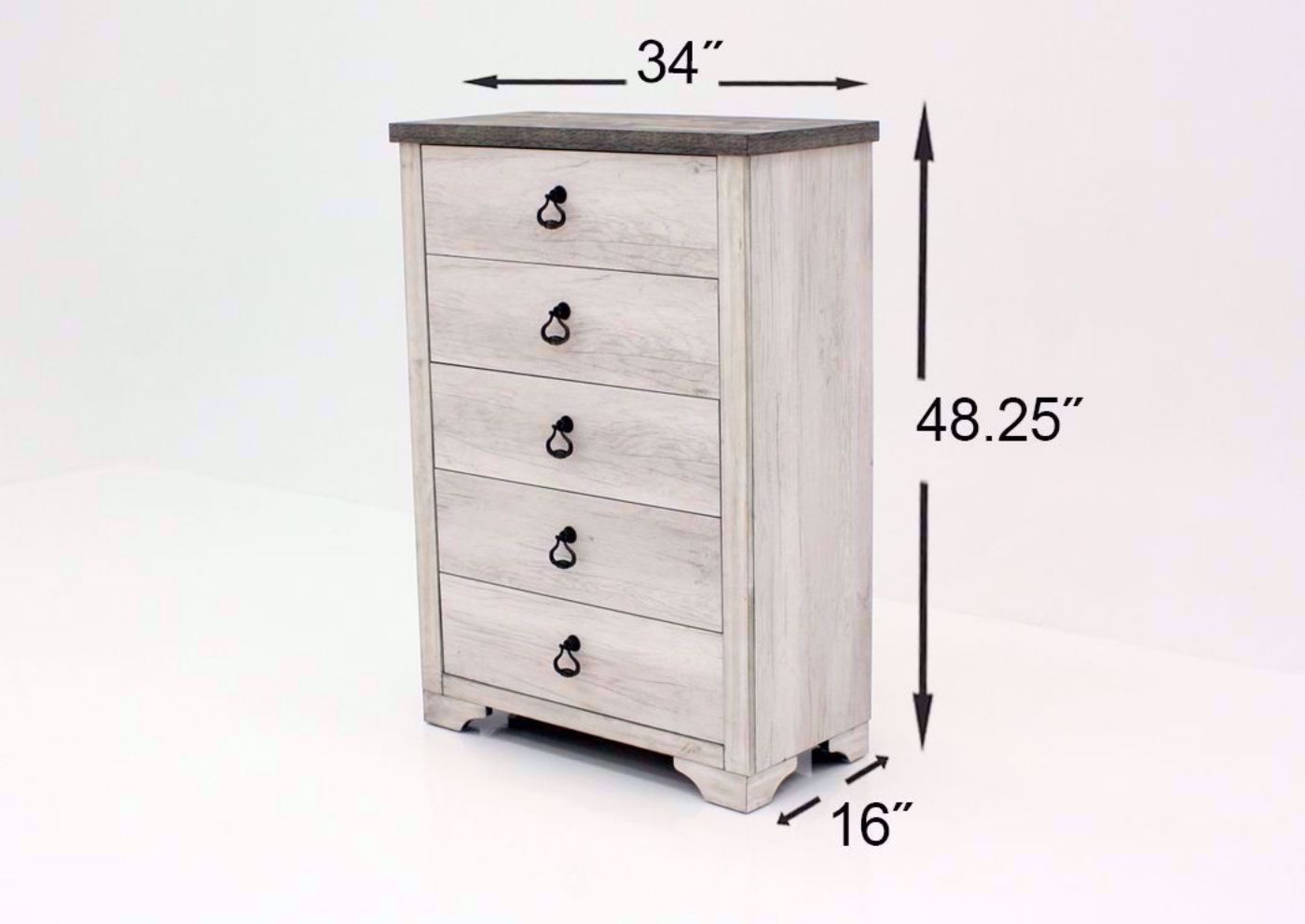 Driftwood Gray Patterson Chest of Drawers Dimensions | Home Furniture Plus Mattress