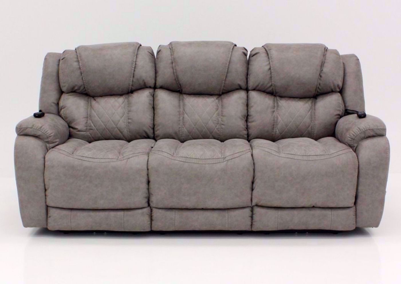 Soft Brown Daytona POWER Reclining Sofa, Front Facing | Home Furniture Plus Bedding