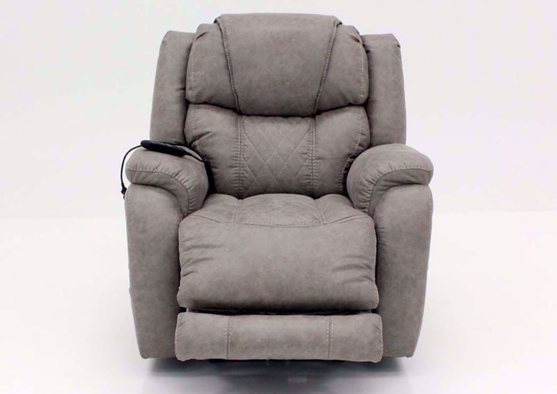 Soft Brown Daytona POWER Recliner, Front Facing in a Reclined Position | Home Furniture Plus Bedding