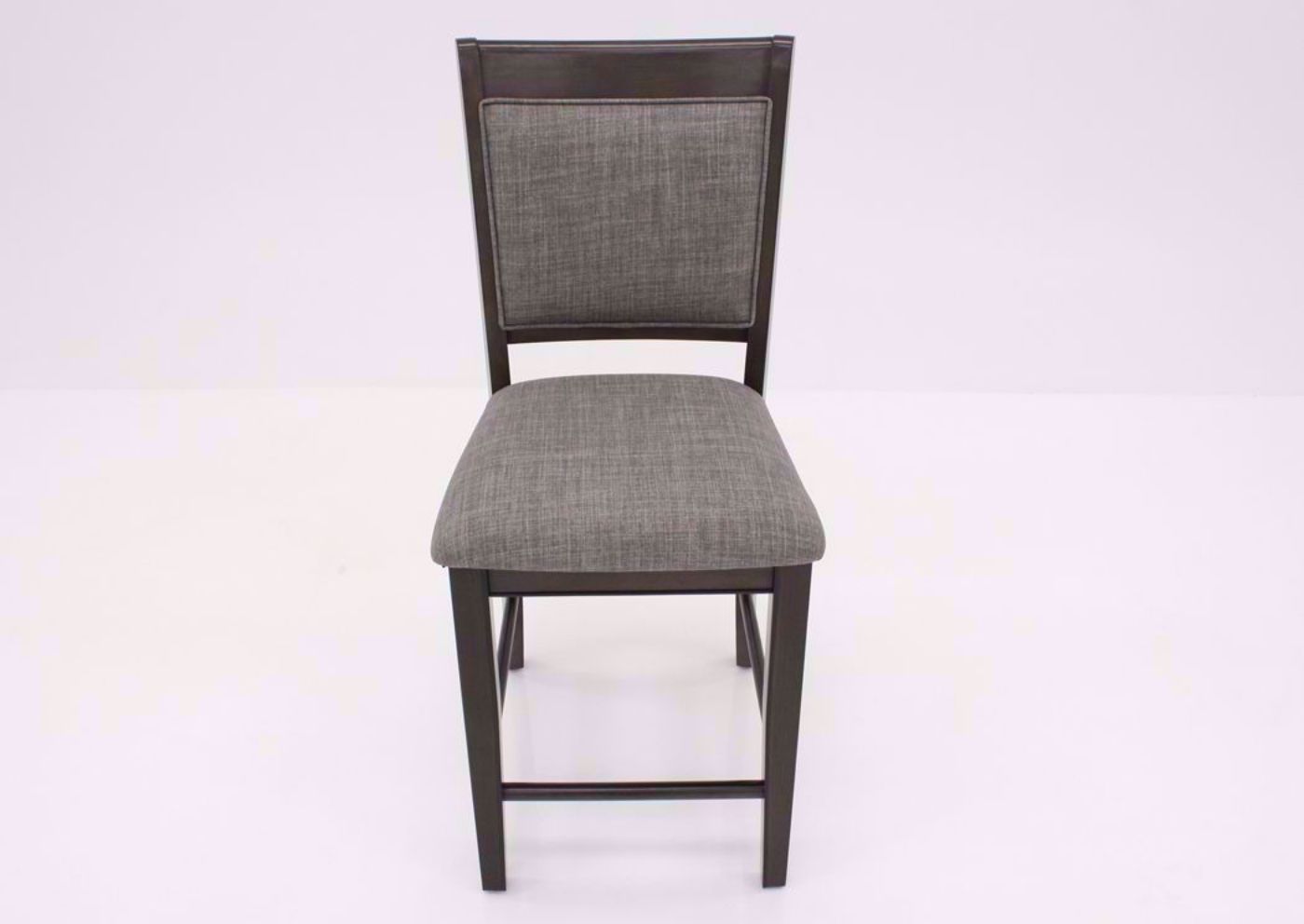 Dark Gray Fulton Counter Height Dining Set Showing the Barstool Facing Front | Home Furniture Plus Bedding