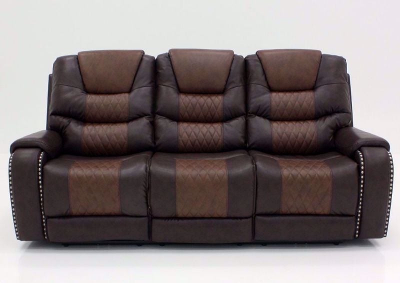 Park Avenue POWER Reclining Sofa, Brown, Front Facing | Home Furniture Plus Bedding