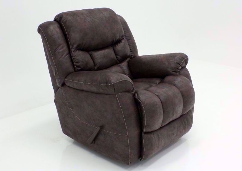 Dark Brown Wrangler Recliner at an Angle | Home Furniture Plus Bedding