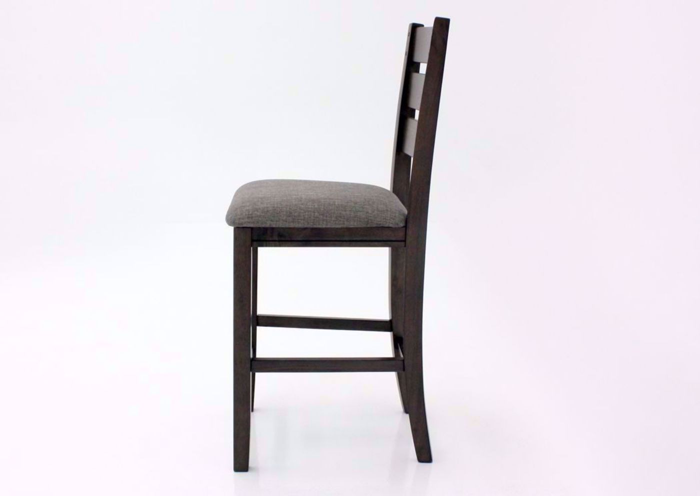 Dark Gray Bardstown Barstool Side View | Home Furniture Plus Mattress
