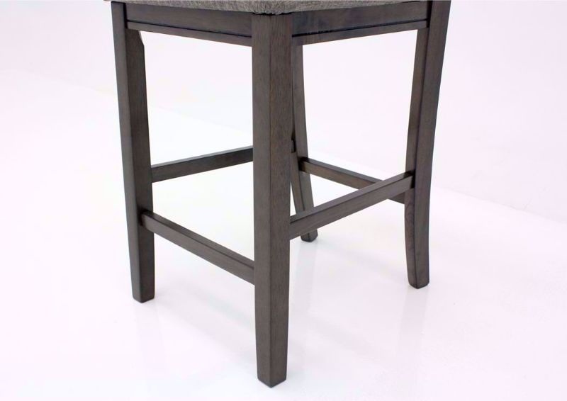 Dark Gray Bardstown Barstool Showing the Leg Detail | Home Furniture Plus Mattress