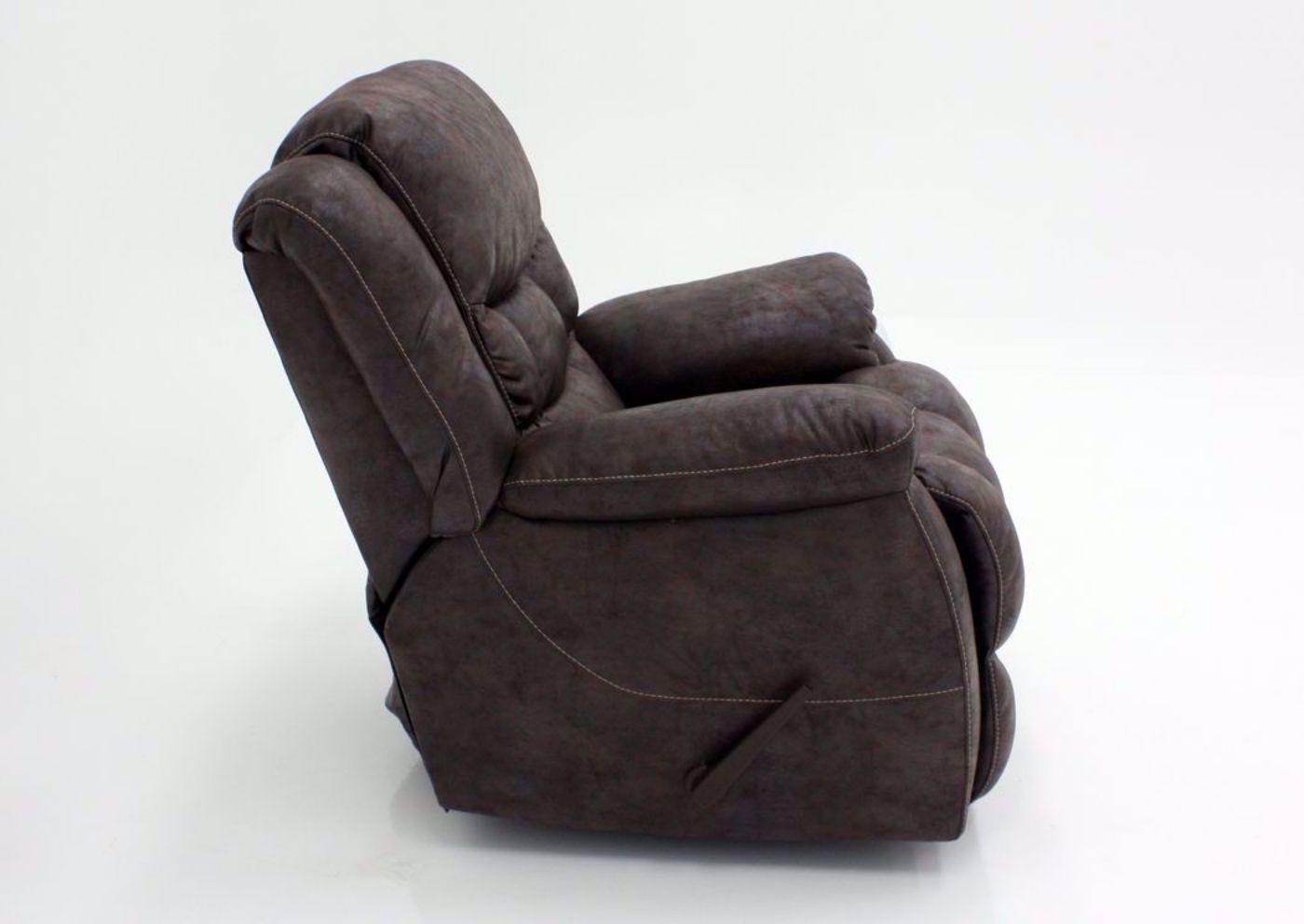 Dark Brown Wrangler Recliner, Side View | Home Furniture Plus Bedding