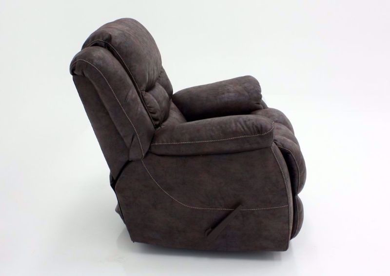 Dark Brown Wrangler Recliner, Side View | Home Furniture Plus Bedding