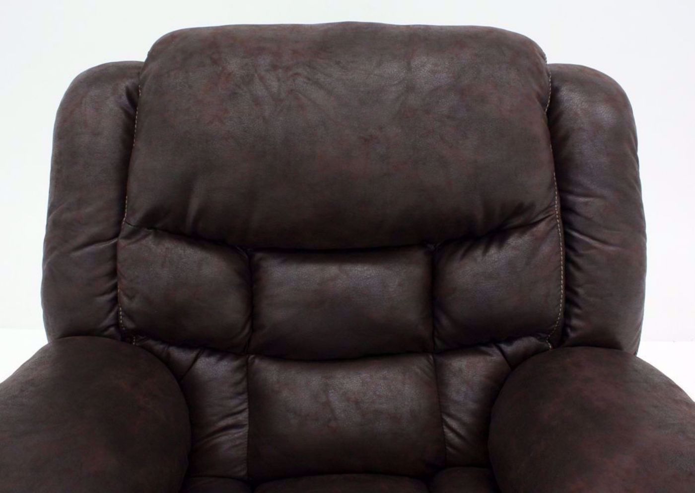 Dark Brown Wrangler Recliner Showing the Seat Back | Home Furniture Plus Bedding