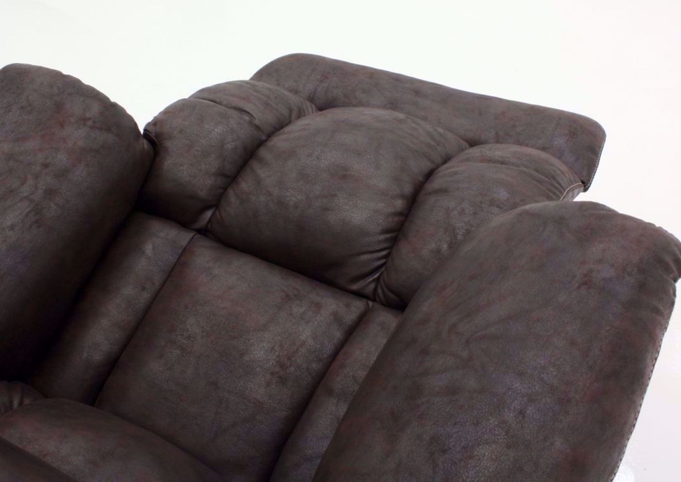 Dark Brown Wrangler Recliner Showing the Chaise in an Open Position | Home Furniture Plus Bedding