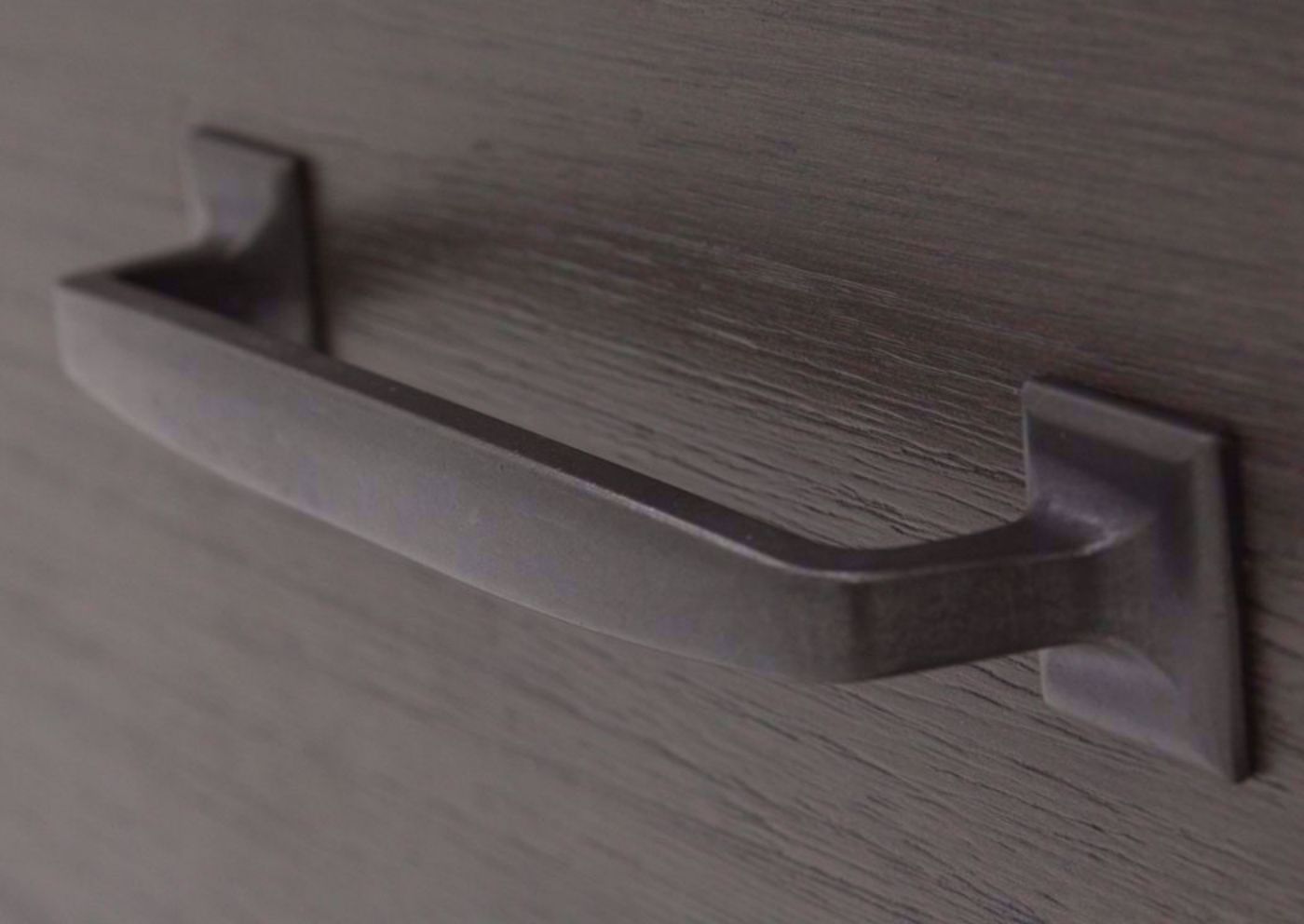 Dark Brown Shelby Chest of Drawers Showing the Metal Drawer Pull | Home Furniture Plus Bedding
