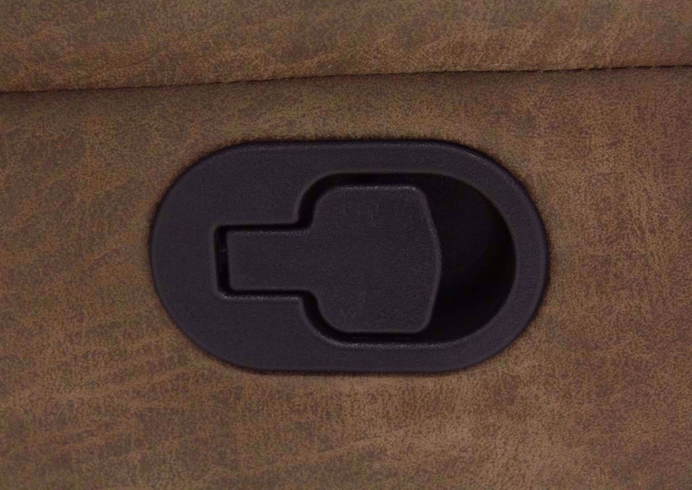 Light Brown Anastasia Reclining Sofa Reclining Lever | Home Furniture Plus Bedding