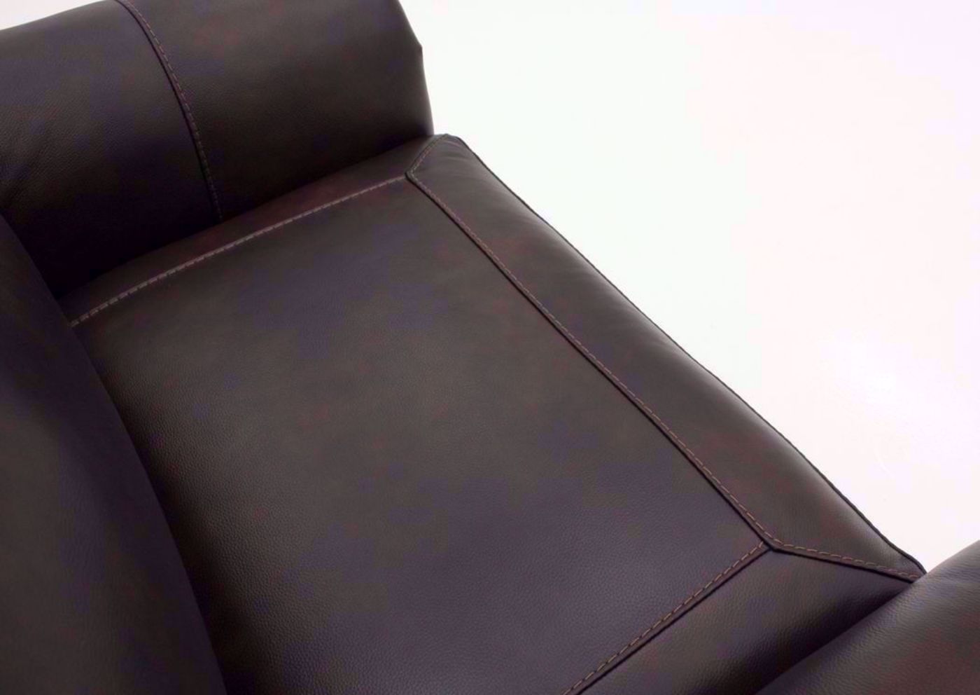 Walnut Brown Roleson Chair by Ashley Showing the Chair Seat | Home Furniture Plus Bedding