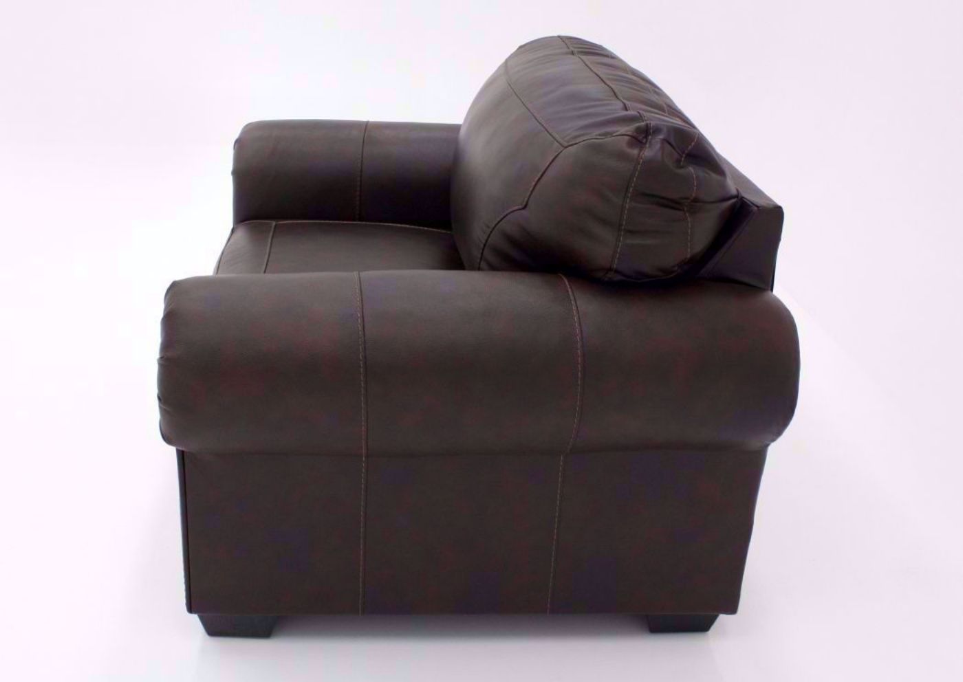 Walnut Brown Roleson Chair by Ashley, Side View | Home Furniture Plus Bedding